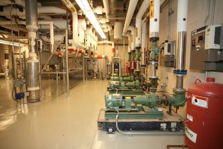 University of Tennessee Regional Biocontainment Laboratory Mechanical Room